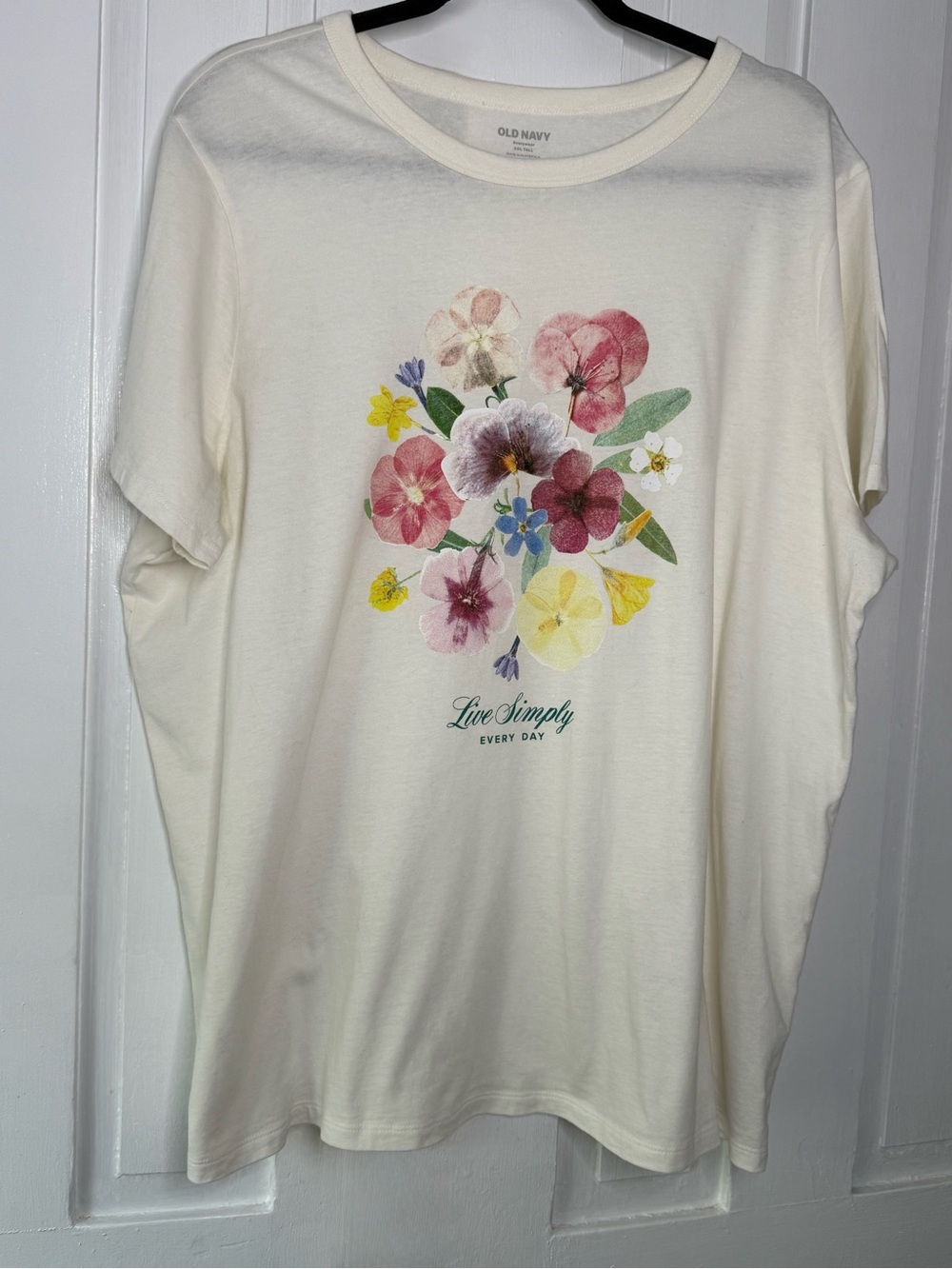 Old Navy Floral Graphic Tee - XXL Tall